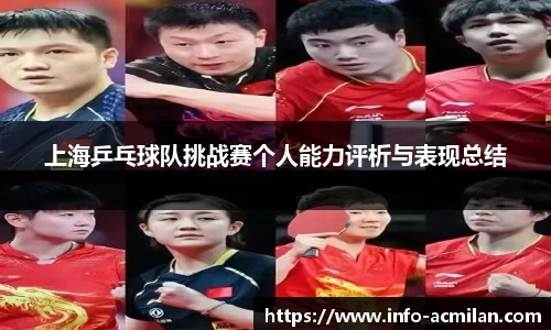 上海乒乓球队挑战赛个人能力评析与表现总结