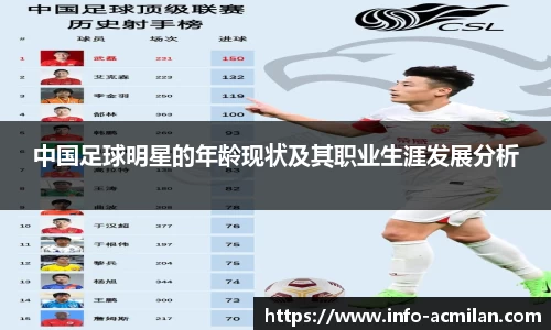 中国足球明星的年龄现状及其职业生涯发展分析